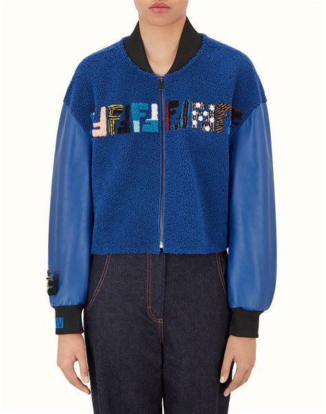 blue fendi jacket